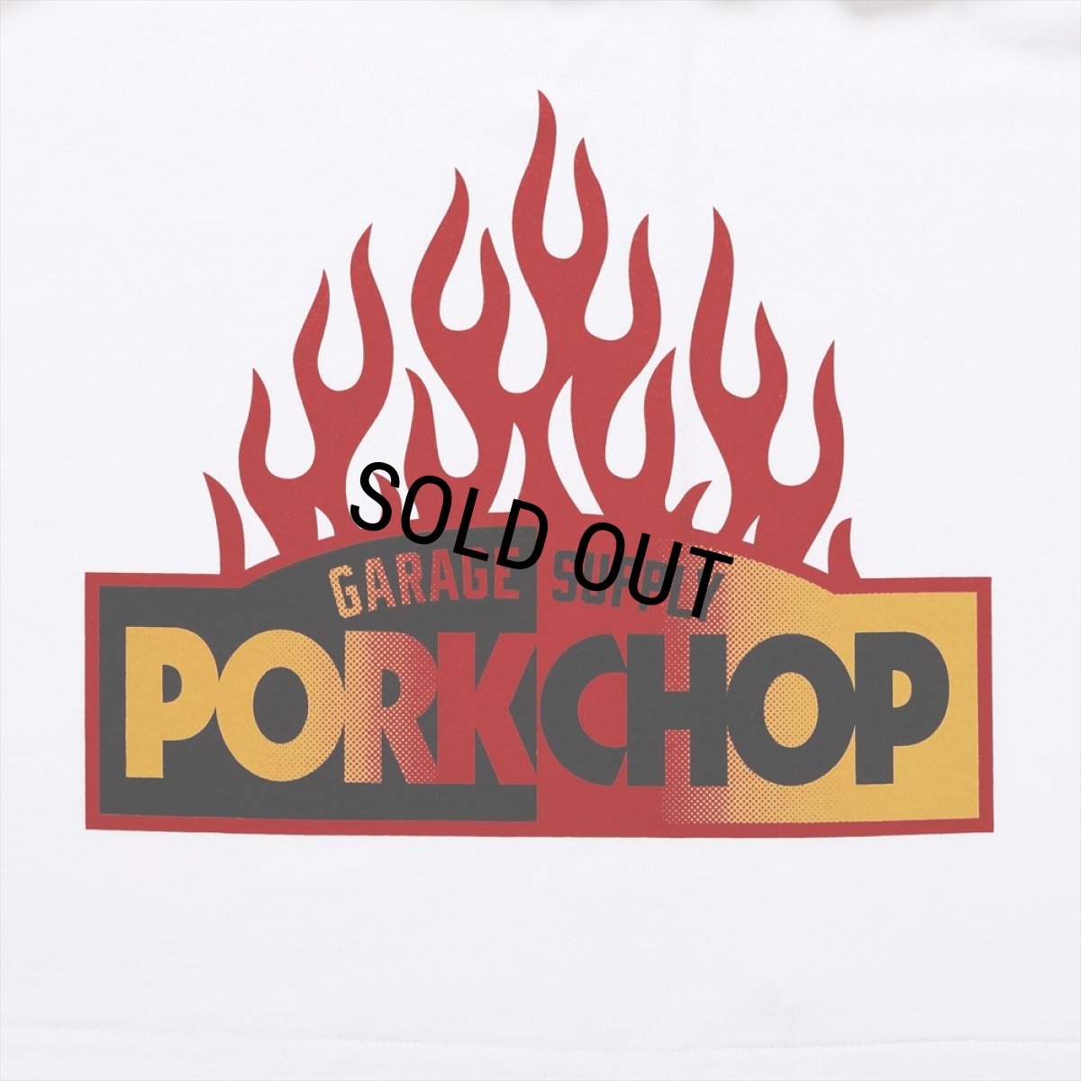 画像3: PORKCHOP/FIRE BLOCK MULTI L/S TEE（WHITE）［プリント長袖T-23秋冬］ (3)