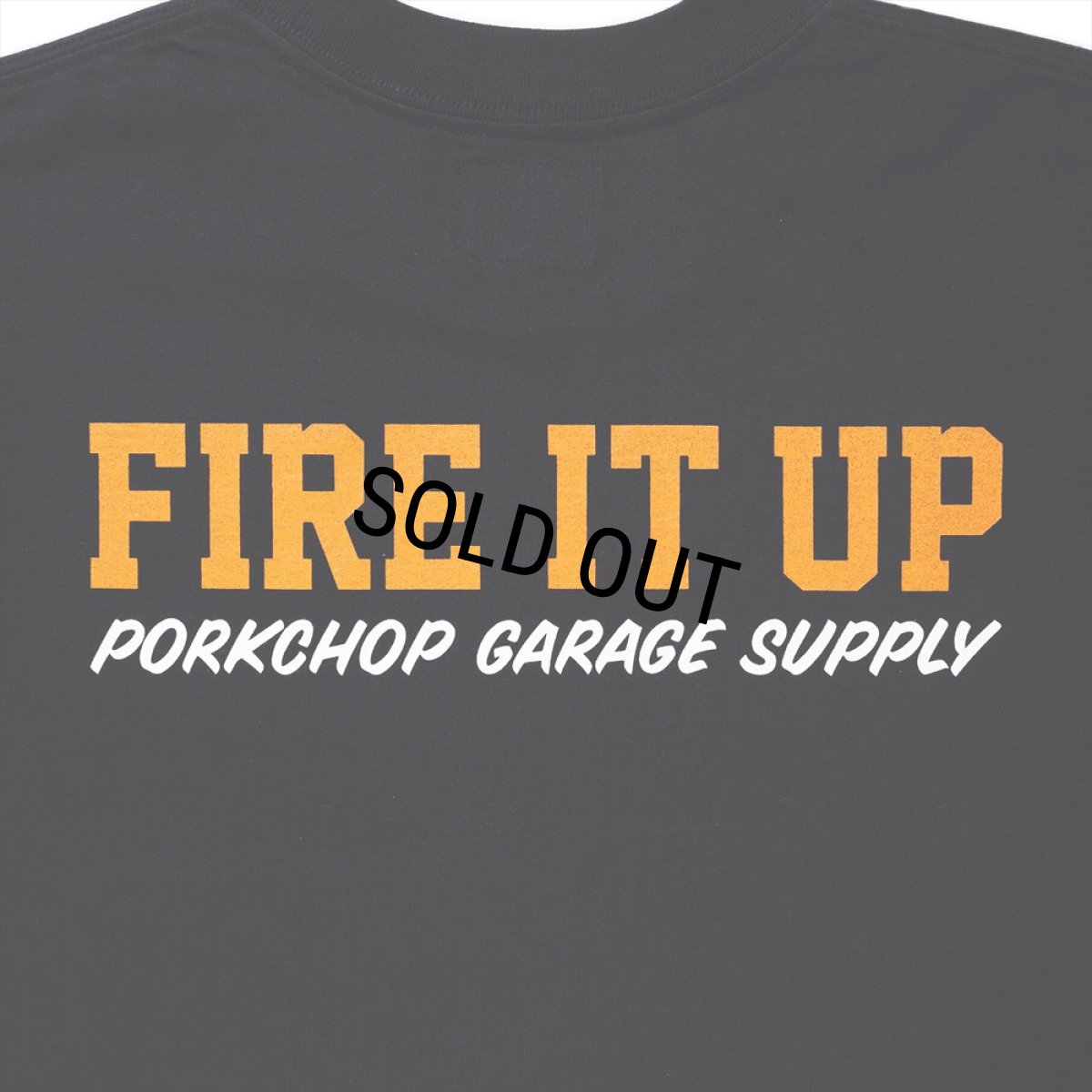 画像5: PORKCHOP/FIRE BLOCK MULTI L/S TEE（BLACK）［プリント長袖T-23秋冬］ (5)