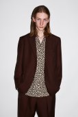 画像2: WACKO MARIA/LEOPARD OPEN COLLAR SHIRT（BEIGE）［レオパードオープンカラーシャツ-23秋冬］ (2)