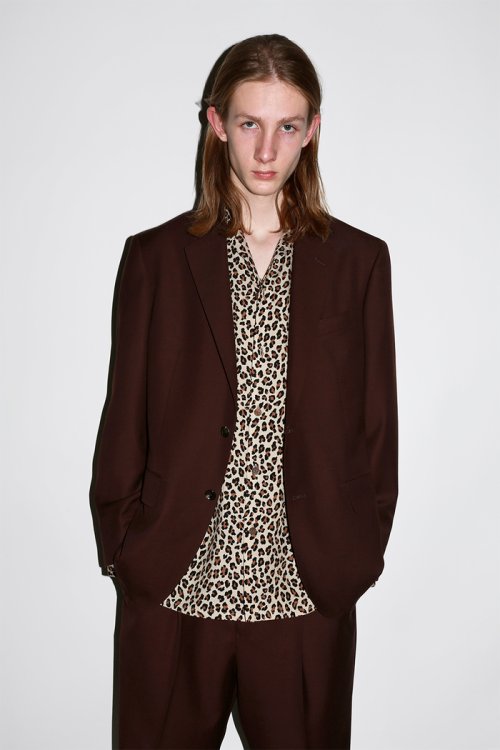 他の写真2: WACKO MARIA/LEOPARD OPEN COLLAR SHIRT（BEIGE）［レオパードオープンカラーシャツ-23秋冬］