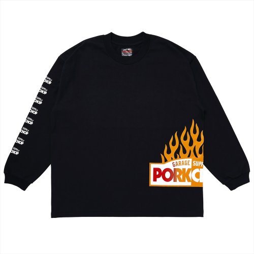 他の写真1: PORKCHOP/FIRE BLOCK MULTI L/S TEE（BLACK）［プリント長袖T-23秋冬］