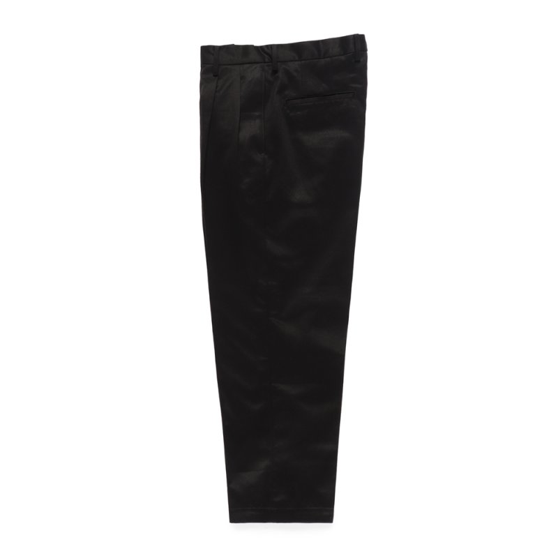 画像1: WACKO MARIA/DOUBLE PLEATED CHINO TROUSERS（BLACK）［ツータックチノトラウザース-23秋冬］