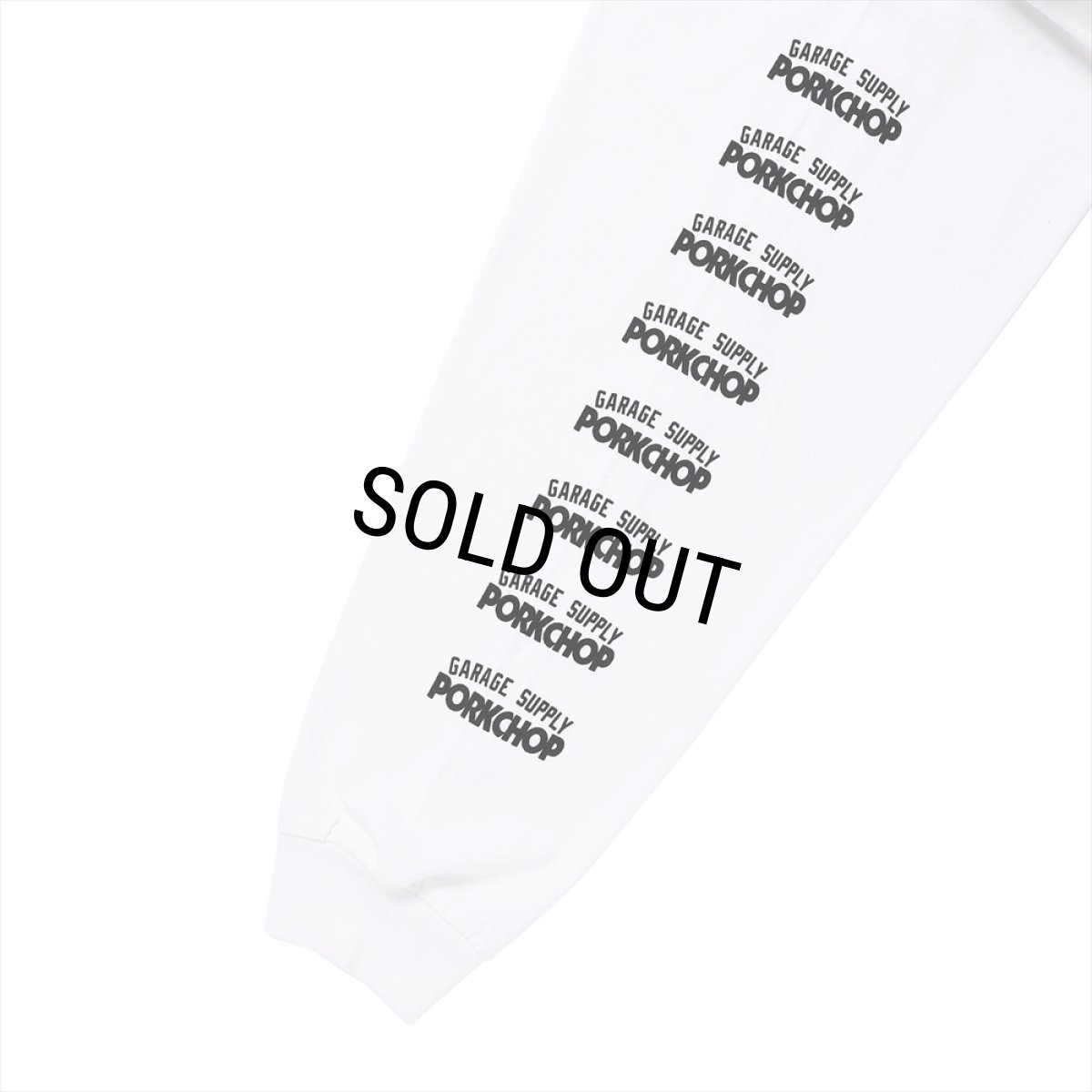 画像4: PORKCHOP/FIRE BLOCK MULTI L/S TEE（WHITE）［プリント長袖T-23秋冬］ (4)