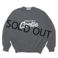COOTIE PRODUCTIONS/Embroidery Sweat Crew（PRODUCTION OF COOTIE）（Black）［スウェットクルー-23秋冬］