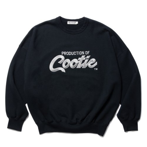 他の写真1: COOTIE PRODUCTIONS/Embroidery Sweat Crew（PRODUCTION OF COOTIE）（Black）［スウェットクルー-23秋冬］