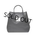 COOTIE PRODUCTIONS/Leather Tote Bag（Black）［レザートートバッグ-23秋冬］