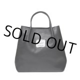 COOTIE PRODUCTIONS/Leather Tote Bag（Black）［レザートートバッグ-23秋冬］