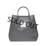 COOTIE PRODUCTIONS/Leather Tote Bag（Black）［レザートートバッグ-23秋冬］