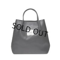 COOTIE PRODUCTIONS/Leather Tote Bag（Black）［レザートートバッグ-23秋冬］