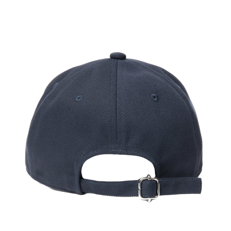 画像2: COOTIE PRODUCTIONS/Embroidery T/C Gabardine 6 Panel Cap（PRODUCTION OF COOTIE）（Navy）［6パネルキャップ-23秋冬］