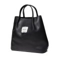 画像2: COOTIE PRODUCTIONS/Leather Tote Bag（Black）［レザートートバッグ-23秋冬］ (2)