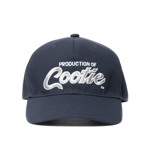 他の写真1: COOTIE PRODUCTIONS/Embroidery T/C Gabardine 6 Panel Cap（PRODUCTION OF COOTIE）（Navy）［6パネルキャップ-23秋冬］