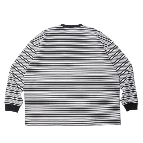 他の写真2: COOTIE PRODUCTIONS/Supima Border Oversized L/S Tee（Black）［ボーダーオーバーサイズ長袖T-23秋冬］