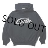 COOTIE PRODUCTIONS/Embroidery Sweat Hoodie（PRODUCTION OF COOTIE）（Black）［スウェットフーディー-23秋冬］