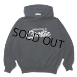 COOTIE PRODUCTIONS/Embroidery Sweat Hoodie（PRODUCTION OF COOTIE）（Black）［スウェットフーディー-23秋冬］