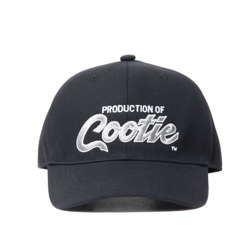 他の写真1: COOTIE PRODUCTIONS/Embroidery T/C Gabardine 6 Panel Cap（PRODUCTION OF COOTIE）（Black）［6パネルキャップ-23秋冬］