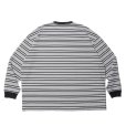 画像2: COOTIE PRODUCTIONS/Supima Border Oversized L/S Tee（Black）［ボーダーオーバーサイズ長袖T-23秋冬］ (2)