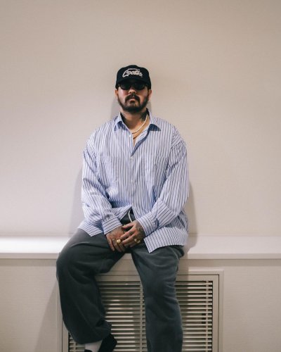 COOTIE PRODUCTIONS/Stripe Broad L/S Shirt（THOMAS MASON