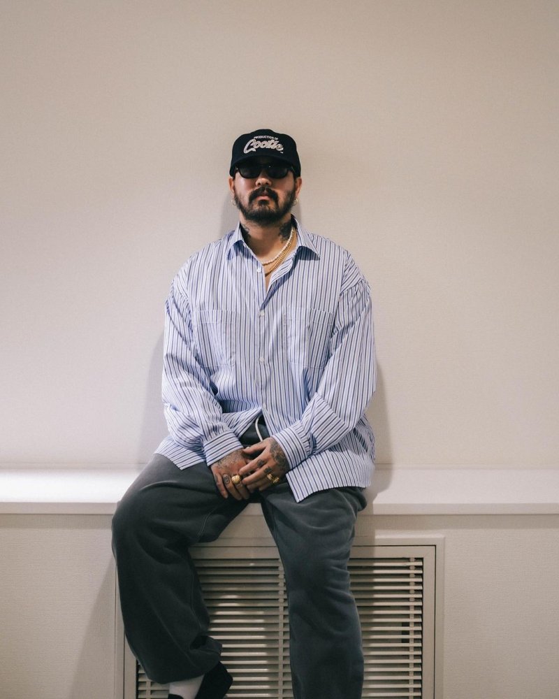 画像3: COOTIE PRODUCTIONS/Stripe Broad L/S Shirt（THOMAS MASON）（White）［ストライプブロードシャツ-23秋冬］