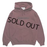 WACKO MARIA/MIDDLE WEIGHT PULL OVER HOODED SWEAT SHIRT（BURGUNDY）［プルオーバーパーカー-23秋冬］