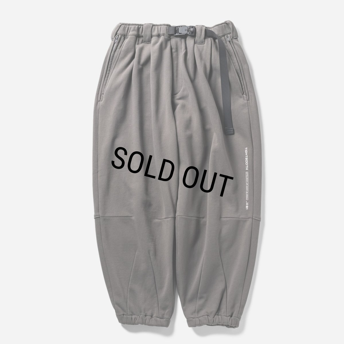 画像1: TIGHTBOOTH/PYRAMID SWEAT BALLOON PANTS（Charcoal）［スウェットバルーンパンツ-23秋冬］ (1)