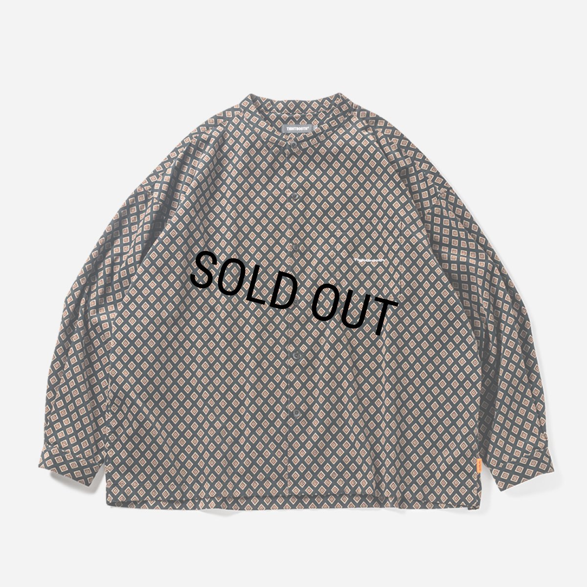 画像1: TIGHTBOOTH/RHOMBUS CORDUROY LS SHIRT（Black）［コーデュロイシャツ-23秋冬］ (1)