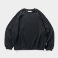 画像1: TIGHTBOOTH/MYSTERY GAUGE CREW KNIT（Black）［ミステリーゲージクルーニット-23秋冬］ (1)