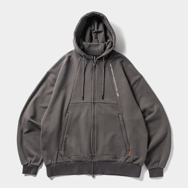 画像1: TIGHTBOOTH/PYRAMID ZIP HOODIE（Charcoal）［ジップフーディー-23秋冬］