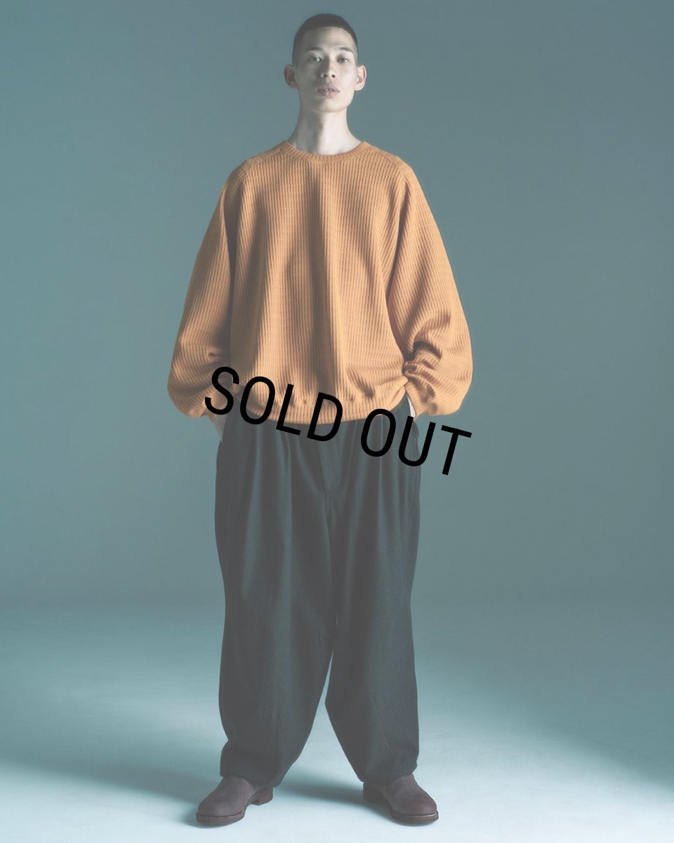 画像3: TIGHTBOOTH/MYSTERY GAUGE CREW KNIT（White） 【30%OFF】［ミステリーゲージクルーニット-23秋冬］ (3)