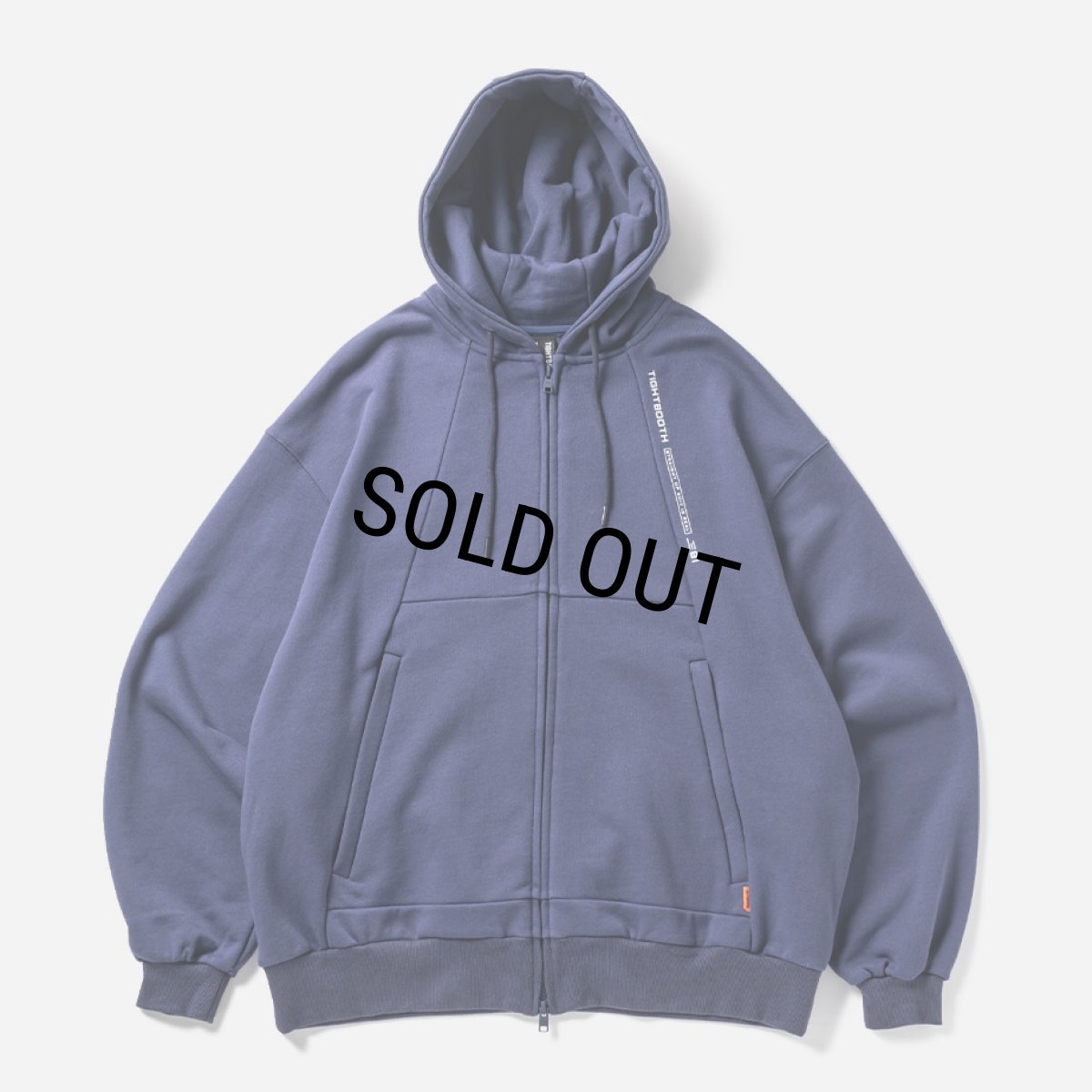 画像1: TIGHTBOOTH/PYRAMID ZIP HOODIE（Gunjo） 【30%OFF】［ジップフーディー-23秋冬］ (1)
