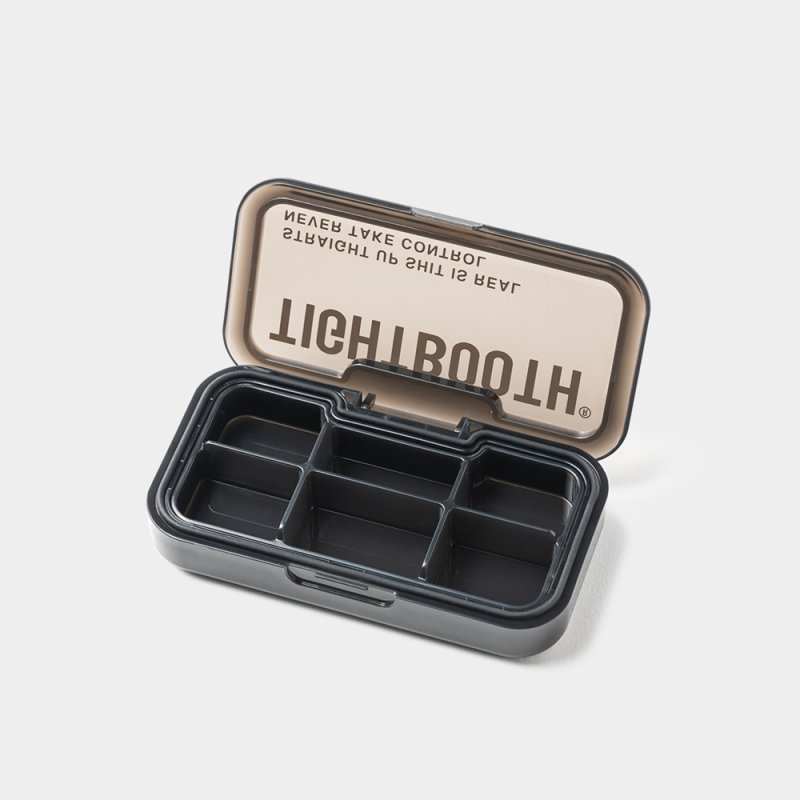 画像2: TIGHTBOOTH/COMPACT PILL CASE（Clear Black）［コンパクトピルケース-23秋冬］