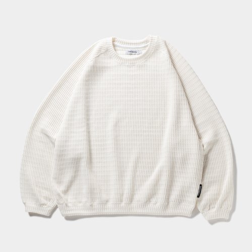 他の写真1: TIGHTBOOTH/MYSTERY GAUGE CREW KNIT（White） 【30%OFF】［ミステリーゲージクルーニット-23秋冬］