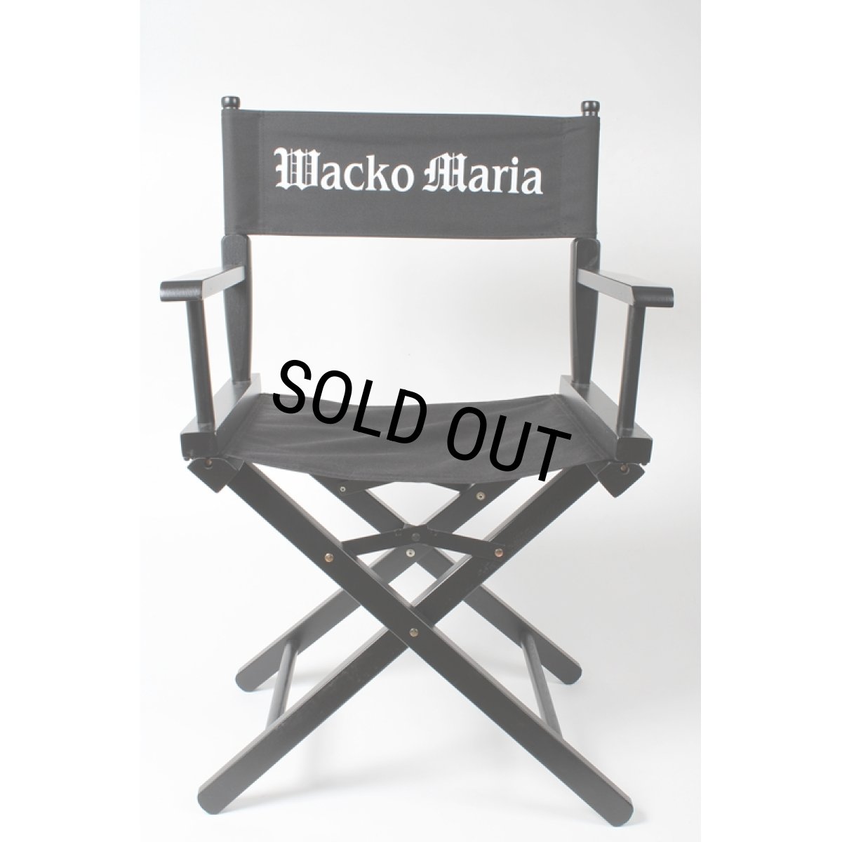 画像2: WACKO MARIA/DIRECTOR CHAIR（BLACK）［ディレクターチェア-23秋冬］ (2)