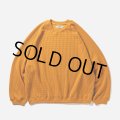 TIGHTBOOTH/MYSTERY GAUGE CREW KNIT（Mustard）［ミステリーゲージクルーニット-23秋冬］