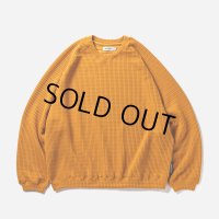 TIGHTBOOTH/MYSTERY GAUGE CREW KNIT（Mustard）［ミステリーゲージクルーニット-23秋冬］