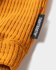 画像3: TIGHTBOOTH/MYSTERY GAUGE CREW KNIT（Mustard）［ミステリーゲージクルーニット-23秋冬］ (3)
