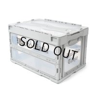 WACKO MARIA/FOLDABLE CONTAINER（GRAY/BLACK）［フォルダブルコンテナ-23秋冬］