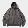 画像1: TIGHTBOOTH/PYRAMID ZIP HOODIE（Charcoal）［ジップフーディー-23秋冬］ (1)