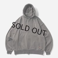 TIGHTBOOTH/PYRAMID ZIP HOODIE（Charcoal）［ジップフーディー-23秋冬］