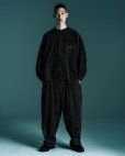 画像9: TIGHTBOOTH/RHOMBUS CORDUROY BAGGY SLACKS（Black）［コーデュロイバギースラックス-23秋冬］