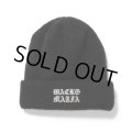 WACKO MARIA/MOHAIR KNIT CAP（TYPE-1）（BLACK）［モヘアニットキャップ-23秋冬］