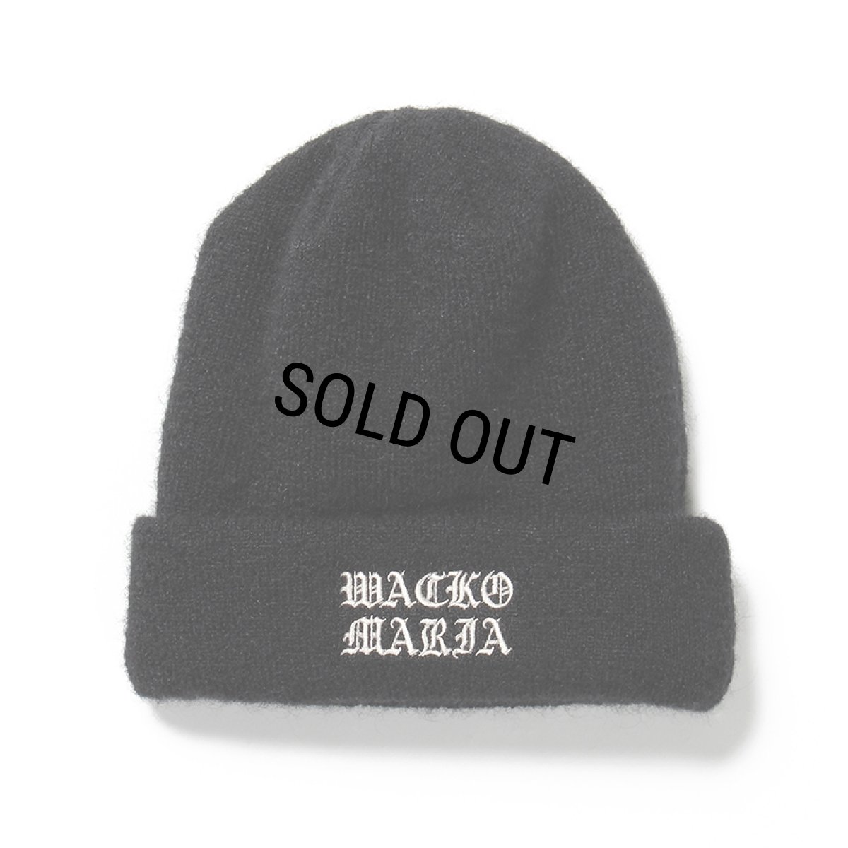 画像1: WACKO MARIA/MOHAIR KNIT CAP（TYPE-1）（BLACK）［モヘアニットキャップ-23秋冬］ (1)