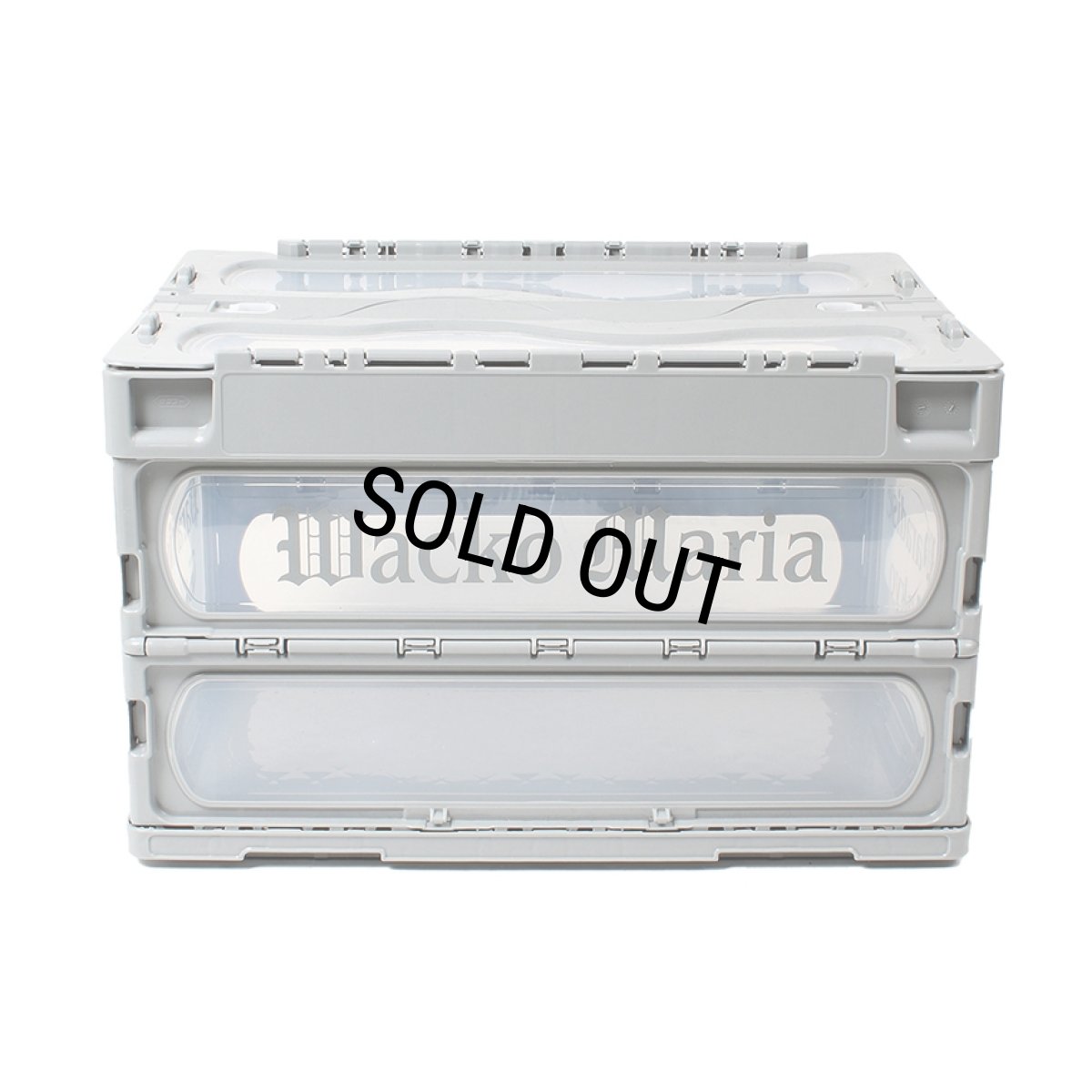 画像2: WACKO MARIA/FOLDABLE CONTAINER（GRAY/GRAY）［フォルダブルコンテナ-23秋冬］ (2)