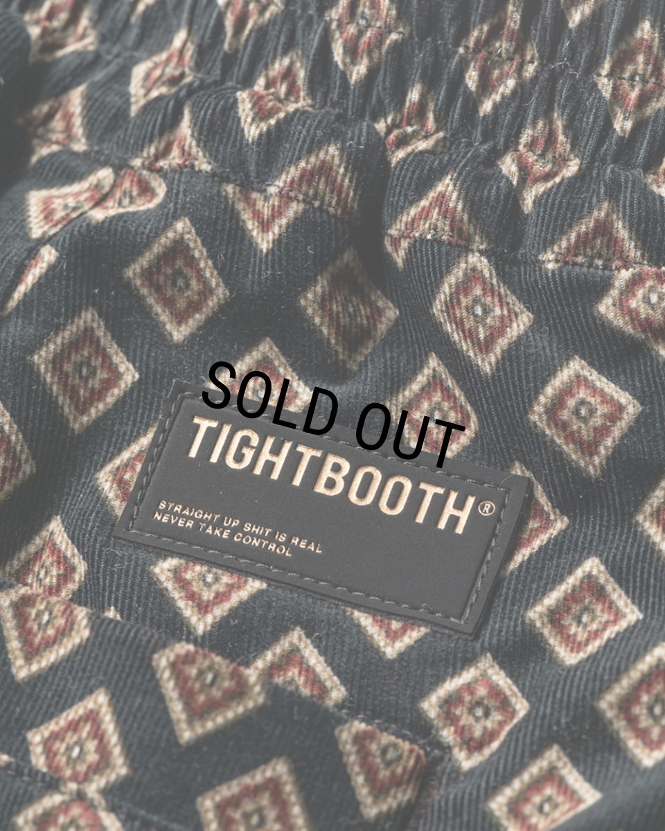 画像8: TIGHTBOOTH/RHOMBUS CORDUROY BAGGY SLACKS（Black）［コーデュロイバギースラックス-23秋冬］ (8)