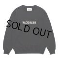 WACKO MARIA/MIDDLE WEIGHT CREW NECK SWEAT SHIRT（BLACK）［クルーネックスウェット-23秋冬］