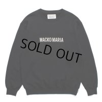 WACKO MARIA/MIDDLE WEIGHT CREW NECK SWEAT SHIRT（BLACK）［クルーネックスウェット-23秋冬］