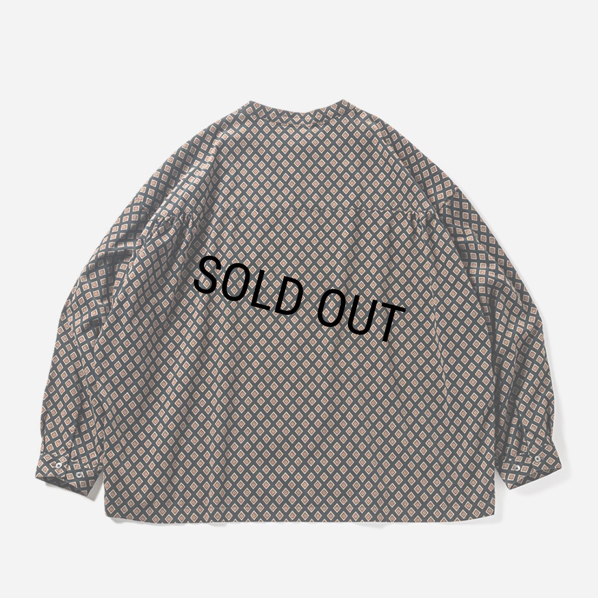 画像2: TIGHTBOOTH/RHOMBUS CORDUROY LS SHIRT（Black）［コーデュロイシャツ-23秋冬］ (2)