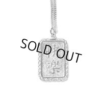WACKO MARIA/PLATE NECKLACE（SILVER）［プレートネックレス-23秋冬］