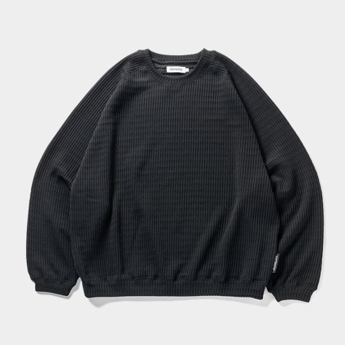 他の写真1: TIGHTBOOTH/MYSTERY GAUGE CREW KNIT（Black）［ミステリーゲージクルーニット-23秋冬］