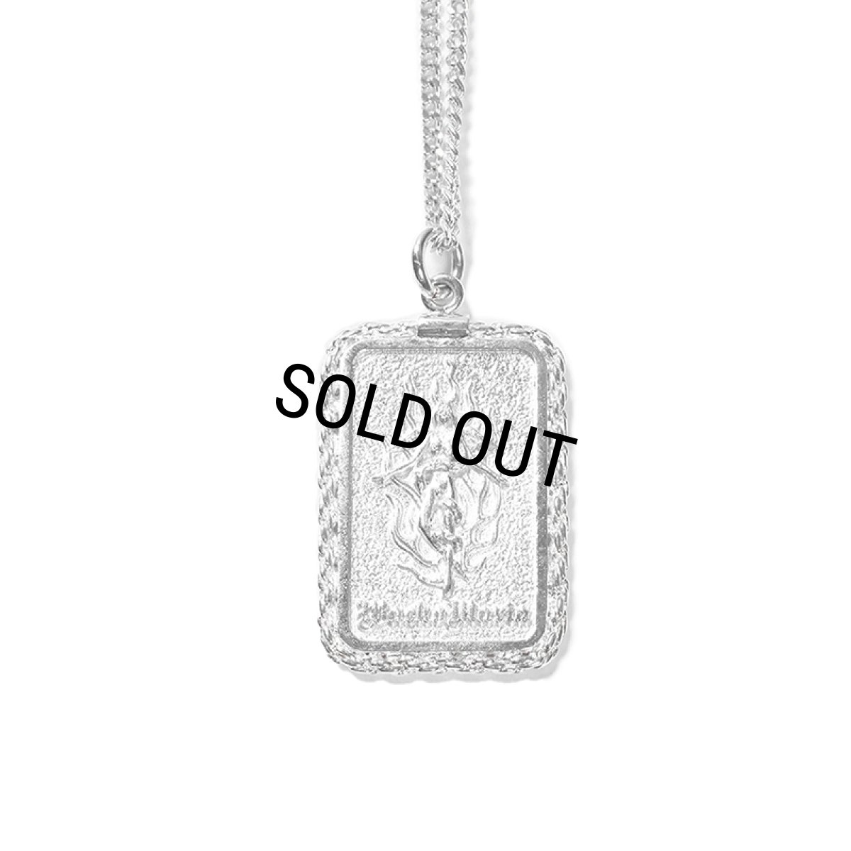 画像2: WACKO MARIA/PLATE NECKLACE（SILVER）［プレートネックレス-23秋冬］ (2)